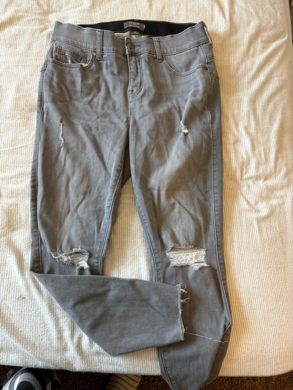 Torrid Light Gray Skinny Jeans